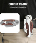 Heavy Duty Hardwood Folding Utility Knife With Foolproof Quick Swap Blades And Grip Tight Lock Back Design Made For Rapid Cardboard Cutting And Shop Floor Grind That Smokes Through Daily Chores Without Throwing A Fit, pocket-ready with integrated carry clip.