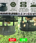 Highwild Deer Feeder Kit With Digital Timer And Metal Spinner For Hunting Features programmable control with metal spin plate.