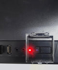 Two Pack 55mm Dustproof Button Switch Cover Protector With Sticker And Double Sided Tape For PC on desktop power button