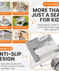 No Sweat Potty Training Setup With This 6 In 1 Foldable Toddler Toilet Seat featuring multifunctional designs for ease of use.