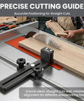 Kick Free Thin Rip Table Saw Jig Built With Dual Rollers For Tight Strip Cuts And Safe Woodworking Slides On T Slot And U Track Shop Beast For Table Saws Band Saws Router Tables Delivering Dead On Precision Daily with precise cutting guide on table saw.