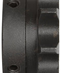 Rock Solid Single Strand Roller Chain Sprocket With Bored To Size Type B Hub side view, showcasing 112 teeth and sturdy construction.