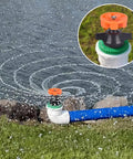 10 Pack 1/2 Inch Adjustable Sprinkler Heads For Garden Lawn Farm Irrigation 40 To 360 Degree Part Circle Arc with orange top
