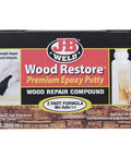 Wood Restore Premium Epoxy Putty Kit DIY Fix For Rot, Dents, Gaps, And Structural Repair Of Damaged Wood Hand Mixable 32 Oz