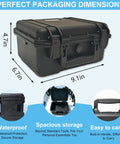 Save A Dive Scuba Maintenance Kit With Waterproof Case, Dimensions 9.1x6.7x4.7 inches, Built-in Handle, Easy to Carry