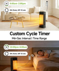 Two Pack Indoor Digital Outlet Timer Plug With 24 Hour Programmable Timers Countdown Delay On Off Repeat Cycle Scheduling For Lights And Appliances Multi Mode Power Switch For Energy Saving And Routine Automation in living room and bedroom setting