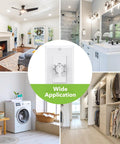 60 Minute Spring Wound Bathroom Timer Switch for fans and lights, wide application in various rooms, wall plate included