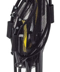 Folded view of Collapsible Golf Chipping Net 23 Inch Folding Frame With 3 Target Baskets Portable Practice Net for storage