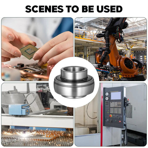 2 Pack UC205-16 Outer Spherical Insert Bearings Built Tight For Heavy Hustle With Killer Load Ratings Smooth Roll in industrial applications.