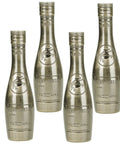 Wine Bottle Shaped Cabinet Drawer Knobs 4-Piece Set Made From Zinc Alloy Vintage Retro Style Blue Ancient Finish designed for home use.