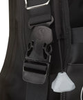 Super Cinch Front Adjustable Scuba Diving BCD with Balanced Power Inflator close-up of rotating shoulder buckle in small size