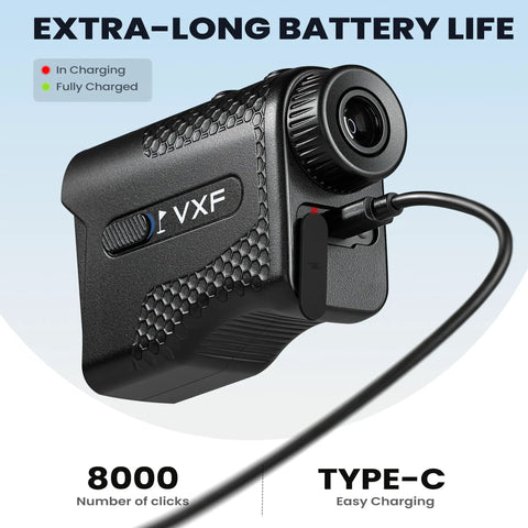Straight Up Spot On Golf Rangefinder With Smart Flag Lock And Snappy Vibration Alert 1200 Yard Laser Distance Meter with charging cable