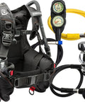 Beginner Diver Starter Pro Kit With Start Pro 2.0 BCD, AC2 Compact Regulator, Octopus Compact, MiniConsole 2, Black XL