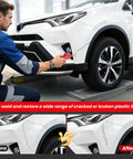 Cordless Plastic Welder Kit With 2600mAh Battery USB C Fast Charge 3 Second Heat To 1380F used on car bumper repair