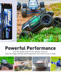 2S 8000mAh LiPo Battery 7.4V 100C Hard Case with 4mm Bullet T Plug for 1/8 and 1/10 RC Car Slash Buggy