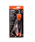 Pro Job Site Essentials Rugged 2 In 1 Folding Jab Saw And Utility Knife Combo, compact design in packaging.
