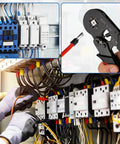 Premium Ferrule Crimping Tool Kit With 1800 Wire End Terminals For AWG 23 to 7 0.25 to 10mm2 used in electrical panel