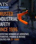 Straight Up Game Changing Interlocked Drill Press Guard With Heavy Duty Lexan Shield And Integrated Safety Switch For Benchtop Or Floor Setup Fitting Two To Four Inch Columns Hardcore Shop Armor with orange arm mounted on drill press.