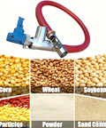 Portable Suction Auger Screw Conveyor For Grain And Cement with grain types including corn, wheat, soybean, particles, powder, sand