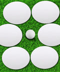 6 Piece Golf Putting Target Circles Set For Indoor And Outdoor Practice Waterproof PVC Leather Hole Cup Putt Disks Green Pro Grade