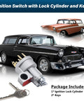 Ignition Switch With Lock Cylinder And Keys Compatible With 1955 1956 Chevy 150 210 Bel Air Nomad For 1955 1956 GMC Trucks