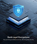 Bank-level encryption illustration with holographic security shield for 16 Channel 1080P Lite Security DVR With AI Human And Vehicle Detection