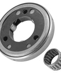 Top Shelf Hardcore One Way Starter Clutch Kit With Needle Rollers Compatible With Kawasaki KZ1000 KZ1100 KZ900 Classic And KLT250 Prairie Motorcycle Parts, showing clutch and needle rollers.