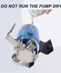 115V 1/10 HP Powerful Water Transfer Pump With Hose Kit showing non-submersible design and quick water transfer feature