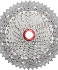 11 Speed Cassette 11 46T With A7075 Alloy Large Sprockets Unisex Silver Locking Ring And Spacers Included Lightweight 485g Fits UK Bike Hubs For Smooth Shifts And Easy Hill Climbs Street Ready Performance.