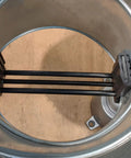 Wide Opening 6 Inch Jaw Vise For PC Boards And Large Objects With Neoprene Grip Pads inside metal cylinder