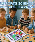 STEM Electronics Kit for Kids 8 Plus 300 Hands On Projects to Learn Circuits and Engineering Build Radios, Sensors, Fans, and More, 60 Parts, Full Color Manual, A Totally Cool Gift for Boys and Girls. kids building circuit board