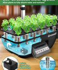 Dope Indoor Hydroponics Growth System Kit With 17 Pods, 102 28W Full Spectrum Grow Lights, built-in water pump, sleek design