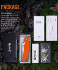 Package of Your Go To Everyday Carry Folding Pocket Knife With 3.39 Inch 14C28N Blade, G10 Handle, and multitool included