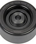 Dorman 419-5005 accessory drive belt idler pulley, black metal front view