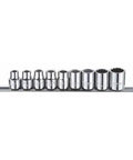 Westward 9-Piece 3/8" Drive SAE Socket Kit