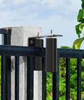 6"Gate Roller Guide,Sliding Gate Hardware with L-Sliding Gate Brackets,Universal Adjustable Heavy Duty Sliding Gate Rollers installed
