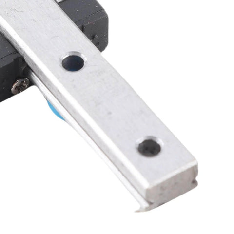 Ultra Compact 7mm Wide Miniature Linear Rail Guide With 4 Point Contact High Precision Motion Built In Lubrication System Lightweight