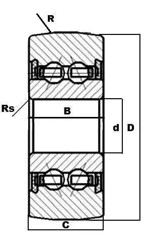 LR5201NPPU Track Roller 2-Row Bearing 12x35x15.9 Track Bearing - Buy Bearings online - Fast US Shipping