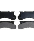 2000 Saab 9-5 Front MRD800 Semi-Metallic Disc Brake Pad Set, 1 Set, front view of brake pads, OE style, semi-metallic material.