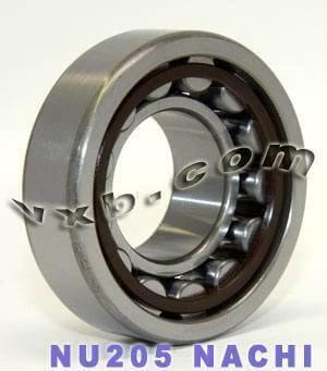 NU205EGBNLS Nachi Cylindrical Bearing - 25x52x15mm - Japan Made - Buy Bearings online - Fast US Shipping