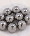 10-Pack Tungsten Carbide 5/32 Bearings Ball 0.156 inch Dia Balls arranged on white background