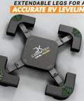 Level Wizard Wireless RV Leveling System Upgraded 2025 With Extensible Legs for Accurate Leveling by CARMTEK.