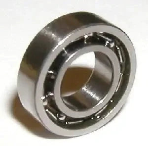 S608 Bearing Si3N4 Ceramic Stainless Steel 8x22x7mm, open radial ball bearing side view
