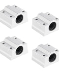 SCS8UU bearings from 16 Piece 150mm Linear Motion Set with 8mm rods, lead screw, SK8 supports, and other components for CNC machines