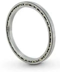 VD040CP0 Thin Section Bearing 4" x 5" x 1/2" Slim close-up view, featuring an open steel design with brass cage.